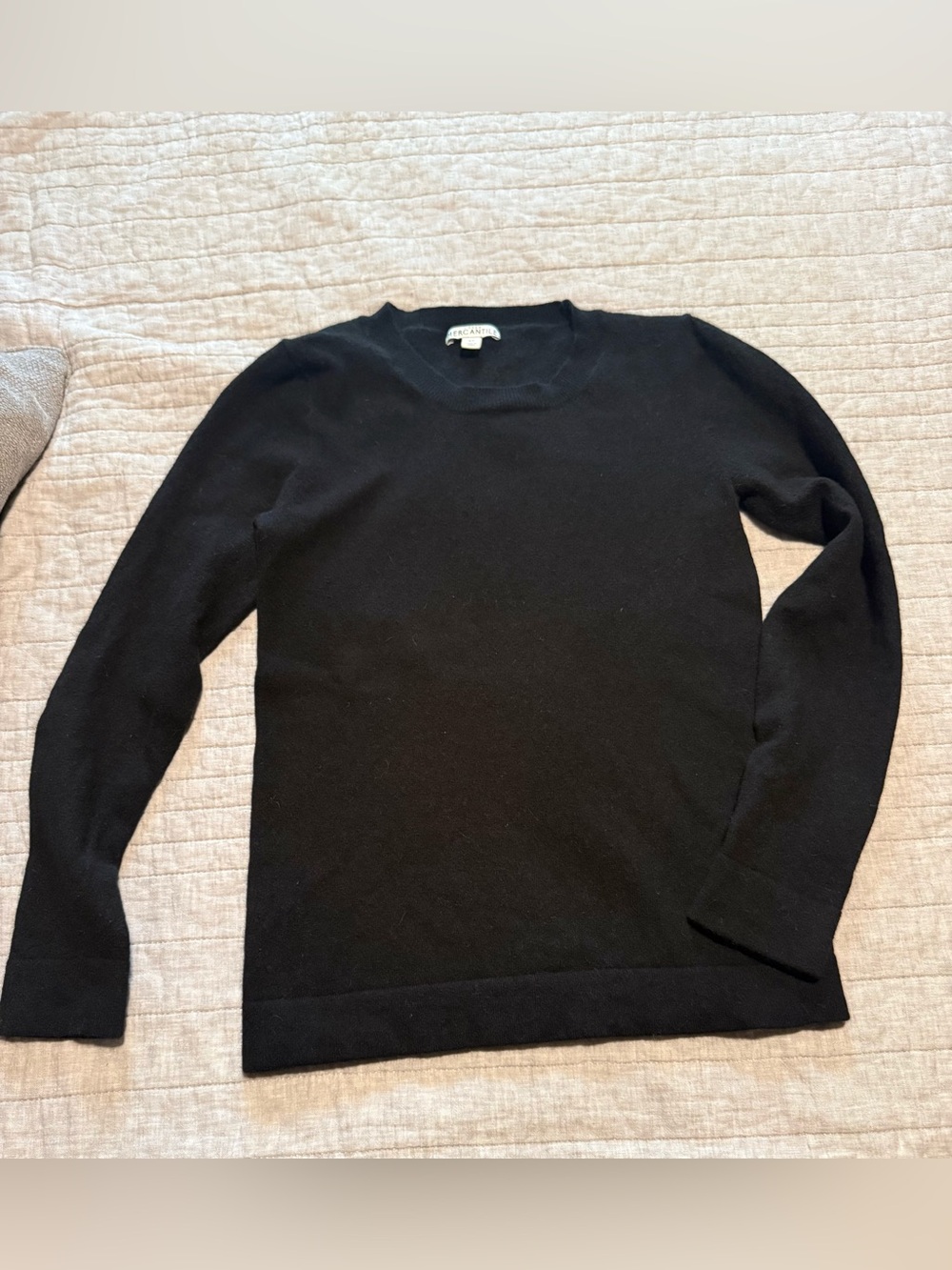 J. Crew Mercantile Black Crewneck Women’s Sweater, Size XS